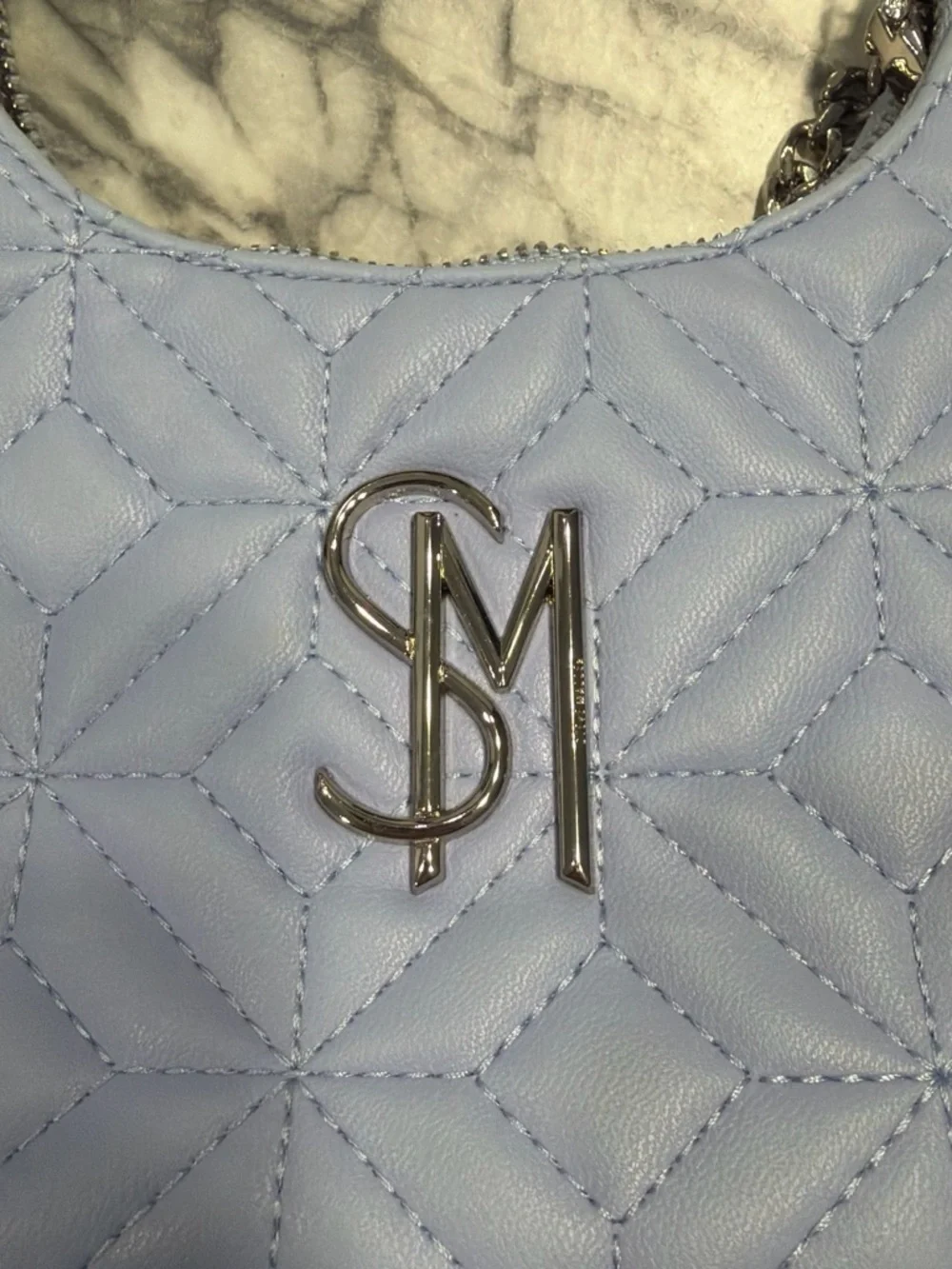 Light blue Steve Madden shoulder bag